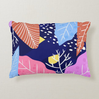 Almofada Decorativa Tropical background with jungle plants. Palm leave