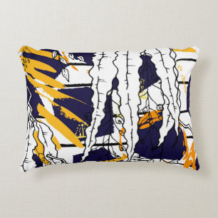 Almofada Decorativa Tropical, stripe, motif animal. Padrão sem costura