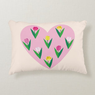 Almofada Decorativa Tulipas adoráveis.