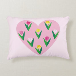 Almofada Decorativa Tulipas adoráveis.
