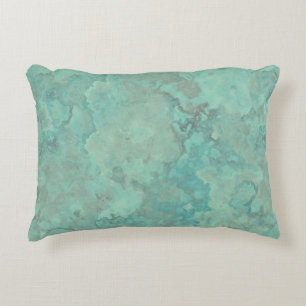 Almofada Decorativa Turquoise Marble Abstrato Rug