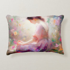 Almofada Decorativa Um Devaneio de Flores 