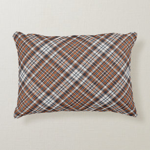 Almofada Decorativa Um padrão inconstante de xadrez de tartan escocês.