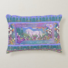 Almofada Decorativa Um Paraíso roxo