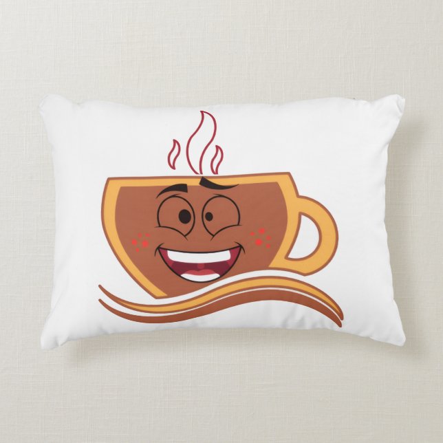 Almofada Decorativa Um Verdadeiro Cafetólatra  (Frente)