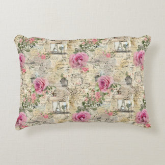 Almofada Decorativa Uma Série de Design de Efêmeras Francesas 1