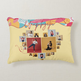 Almofada Decorativa Unapologetic Personalized Feminine Photo Collage