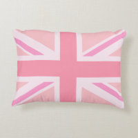Union Jack cor-de-rosa/bandeira