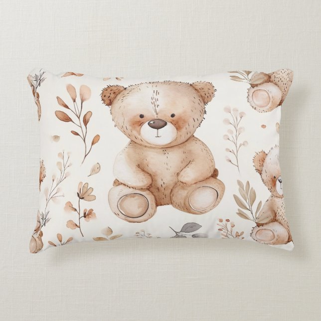 Almofada Decorativa Urso Beige Bonito (Frente)