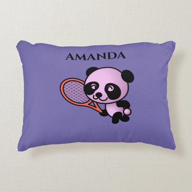 Almofada Decorativa Urso Panda, travesseiro decorativo personalizado. (Frente)