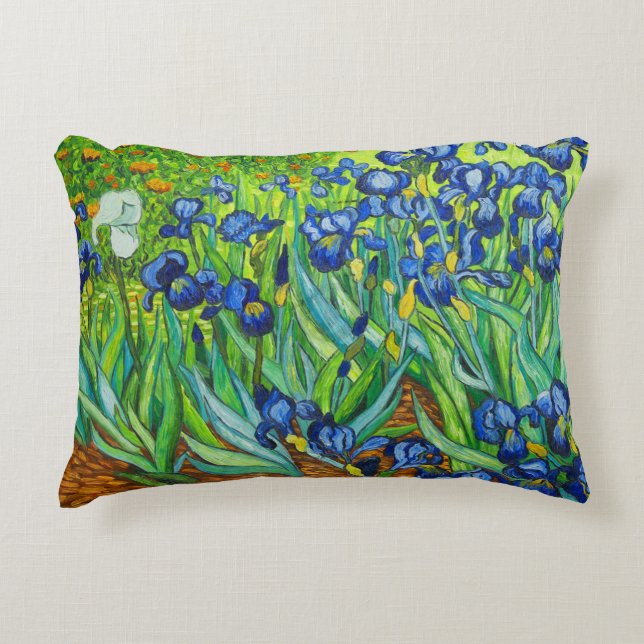 Almofada Decorativa Van Gogh Irises (Frente)