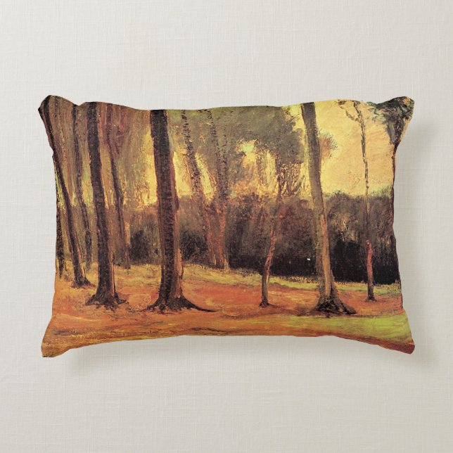 Almofada Decorativa Van Gogh - Margem de um Bosque, (Frente)