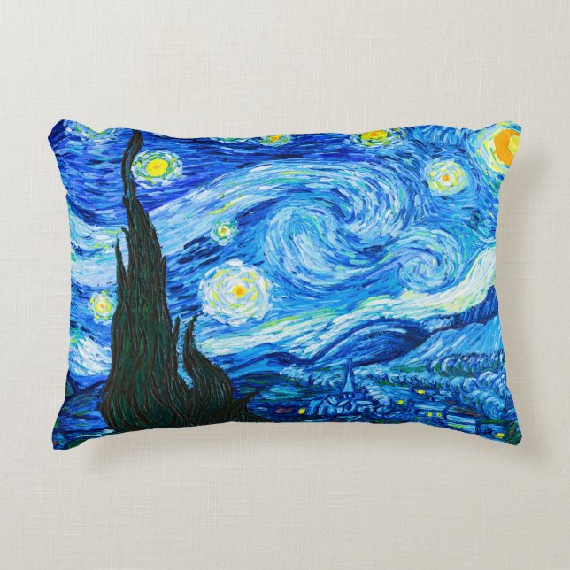 Almofada Decorativa Van Gogh Starry Night (Frente)