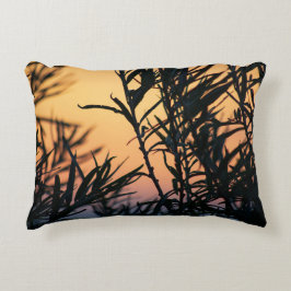 Almofada Decorativa Vegetação no pôr do sol