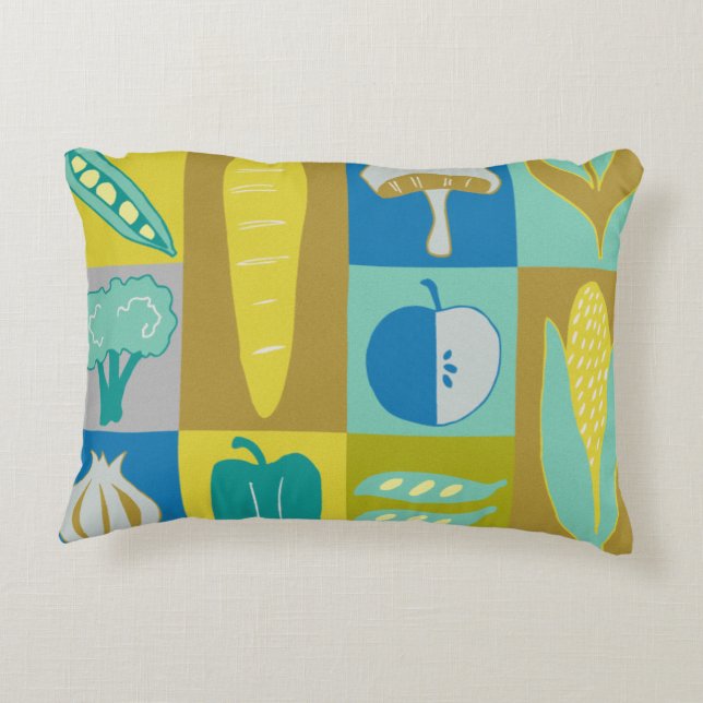 Almofada Decorativa Veggie Blocks II (Verso)