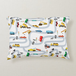 Almofada Decorativa Veículos De Transporte Automóveis Caminhões