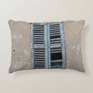 Almofada Decorativa Velho muro de madeira arruinado da antiga casa ant