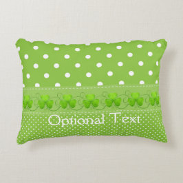 Almofada Decorativa Verde, Pontos e Camarões