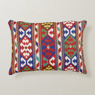 Almofada Decorativa Vermelho Azul Verde Amarelo Branco Quilim Vermelho