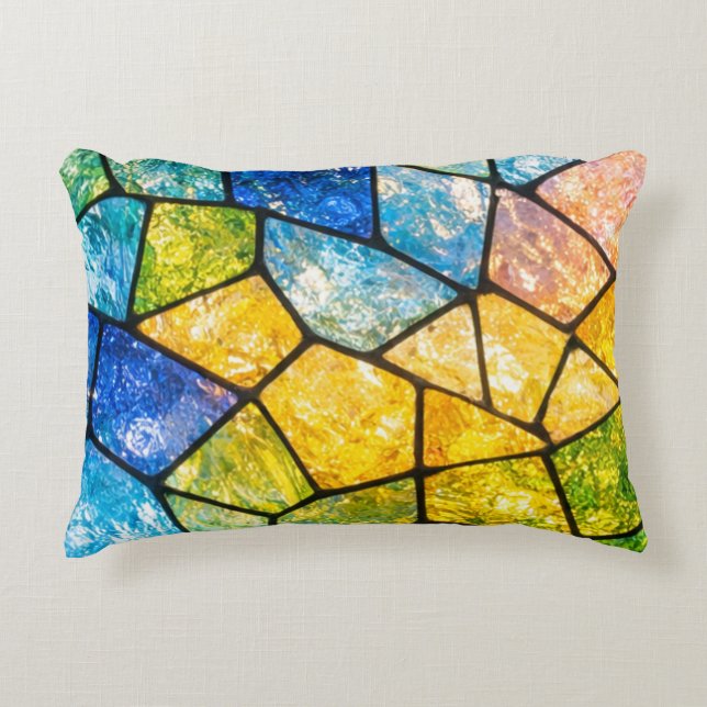 Almofada Decorativa Vidro manchado (Frente)
