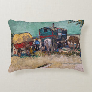 Almofada Decorativa Vincent Van Gogh - Caravanas, Campo de Ciganos per