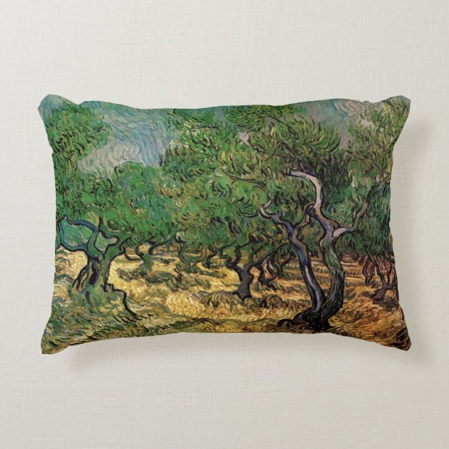 Almofada Decorativa Vincent van Gogh - Olive Grove (Frente)
