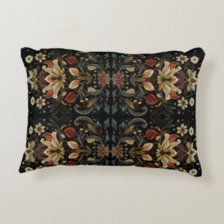 Almofada Decorativa Vintage Floral Tapeçaria Impressão