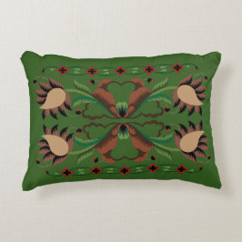 Almofada Decorativa Vintage folk art floral design