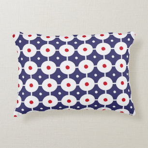 Almofada Decorativa vintage funky retro padrão perfeito. Arrependimen