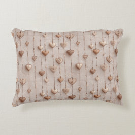 Almofada Decorativa Vintage Lace Heart Strings