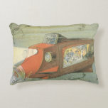 Almofada Decorativa Vintage Science Fiction Steampunk Subsea in Sea<br><div class="desc">Imagem de vintage: futurista Science Fiction steampunk viagem e imagem de transporte. Um submarino vitoriano a viajar debaixo do mar com um grupo de turistas a ver com peixes,  águas-vivas e outras espécies marinhas. Um clássico design de ficção científica de quadrinhos retrô do futuro.</div>