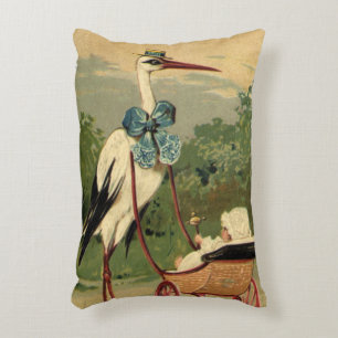 Almofada Decorativa Vintage Victorian Storey e Baby Carruagem
