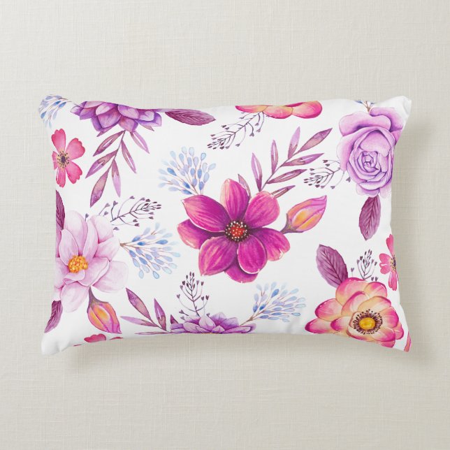 Almofada Decorativa Violet rosa (Frente)