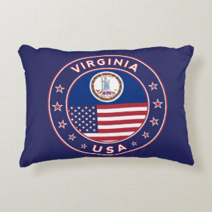 Almofada Decorativa Virginia, Virginia Sticker, capa de telefone, saco