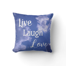 Almofada Decorativa Viva Ria Ame | Céu Azul Nuvens