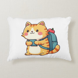 Almofada Decorativa Voltar ao Gatinho escolar - não4