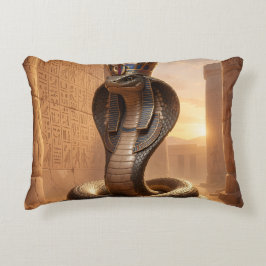 Almofada Decorativa Wadjet – Egyptian Cobra Goddess´5