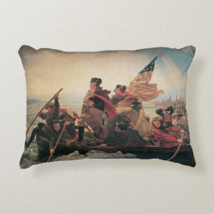 Almofada Decorativa Washington que cruza o Delaware por Emanuel Leutze