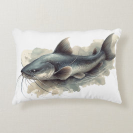 Almofada Decorativa Watercolor Series: Catfish