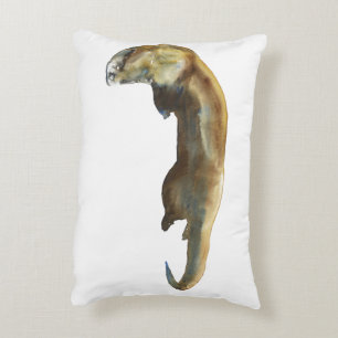 Almofada Decorativa Watercolour Dourado no papel