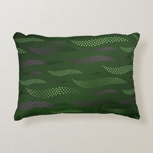 Almofada Decorativa Waves Tiger (padrão estilizado) 5 (Frente)