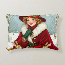 Almofada Decorativa „Weihnachtliche Harmonie“