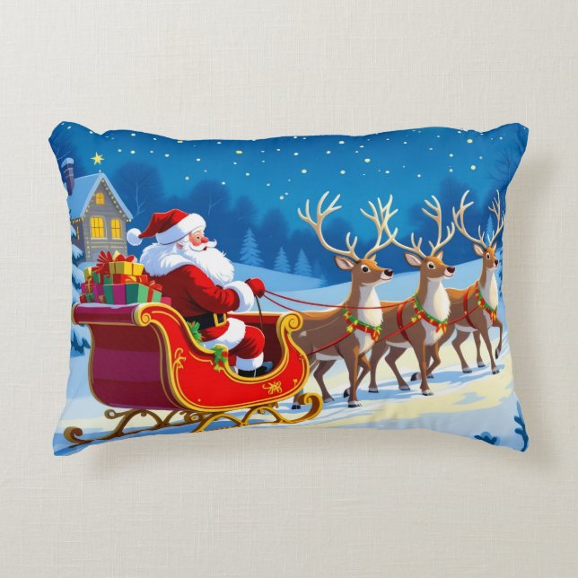 Almofada Decorativa „Weihnachtliche Harmonie“ (Frente)