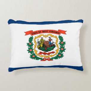 Almofada Decorativa West Virginia Flag