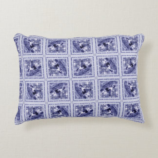 Almofada Decorativa Western Denim Blue Delft Tile 