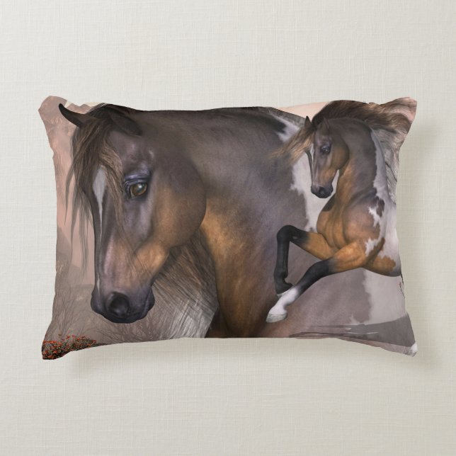 Almofada Decorativa Wild Mustang Horse (Frente)