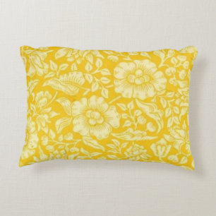 Almofada Decorativa William Morris - Amarelo Mallow