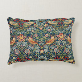 Almofada Decorativa William Morris Art Travesseiro decorativo Strawber