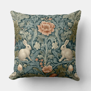 Almofada Decorativa William Morris Coelhos