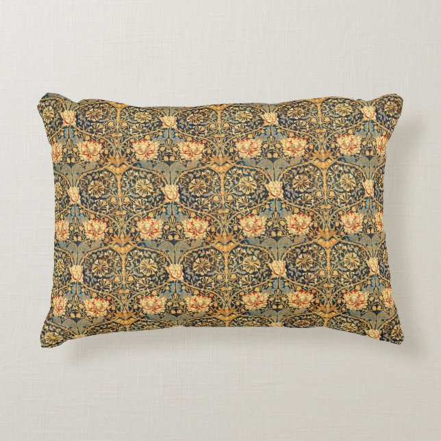Almofada Decorativa William Morris Honeysuckle Pattern (Frente)